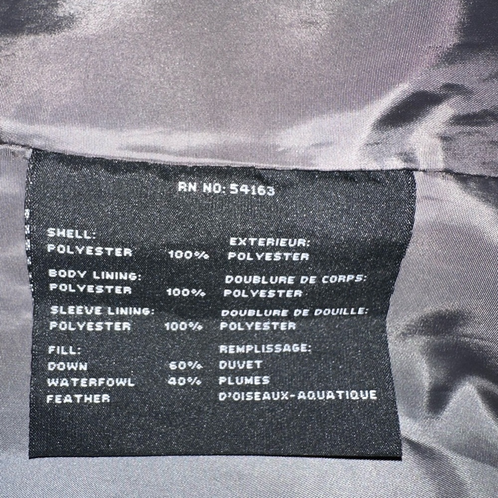 Black Andrew Marc women’s down jacket, size Large - Picture 5 of 7